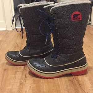 Sorel herringbone,waterproof tall boots